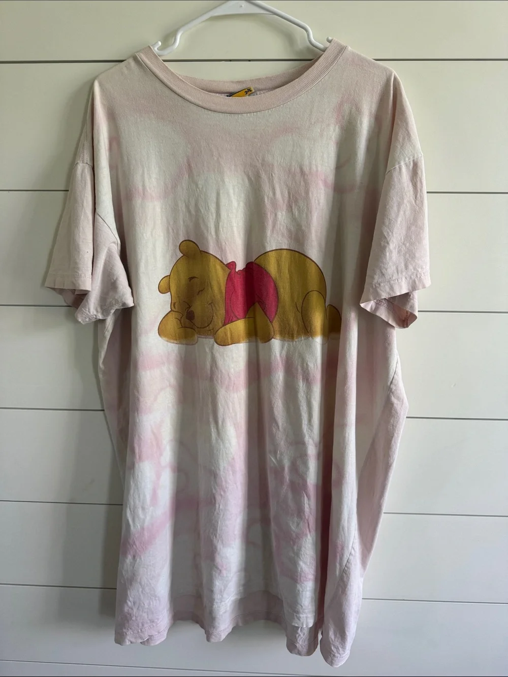 Vintage Rare Disney Pink Winnie the Pooh Short Sleeve Tee